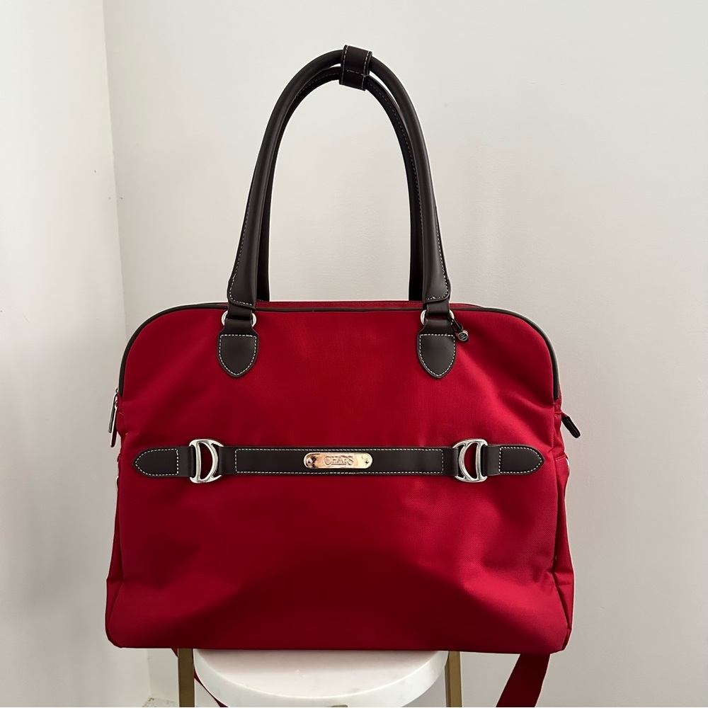 Chaps by Ralph Lauren Rich Red Travel / Office Bag